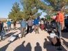 Kenji Haroutunian, President Emeritus, Friends of Joshua Tree, delivers opening remarks on the first day of the Climb Smart event, Friday, October 18, 2019 at the Joshua Tree Lake Campground in Joshua Tree, Calf.  Climb Smart is an annual event produced by non-profit organization Friends of Joshua Tree. (Photo by Suzanne Steiner)