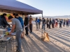 Climbers check in for the 3-day Climb Smart event Friday, October 18, 2019 at the Joshua Tree Lake Campground in Joshua Tree, Calf.  Climb Smart is an annual event produced by non-profit organization Friends of Joshua Tree. (Photo by Suzanne Steiner)